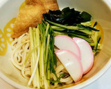 冷やしうどん☆きつねとたぬきの化かし合い作り方4写真