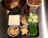 鮭缶で◆すり鉢で混ぜるだけの冷汁作り方1写真