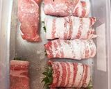 肉巻き しそ＆チーズ ＆エリンギ作り方5写真