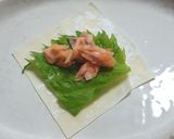 鮭のチーズワンタン揚げ作り方4写真