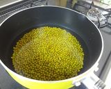 ずぼら緑豆ぜんざい作り方1写真