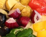 キムチディップが主役の蒸し野菜。作り方4写真