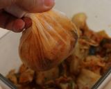 キムチディップが主役の蒸し野菜。作り方2写真