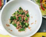 ツナと梅オクラのサラダうどん❁作り方7写真