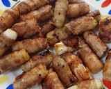 濃厚☆白ネギの豚肉巻き作り方3写真
