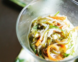 えのき茸とめかぶの彩り野菜梅肉和え作り方6写真