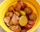 コロコロポテトのベーコンバター醤油作り方3写真