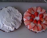 チョコ好きのクリスマスチョコレートケーキ作り方4写真