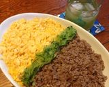 簡単 そぼろ丼 お弁当にも！二色丼作り方14写真