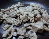 なすとエリンギと豚肉のこってりマヨ醤油炒作り方3写真