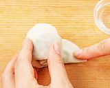 包み方簡単♪たっぷりキャベツのローズ餃子作り方6写真