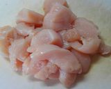ネギと霜降りひらたけ♪鶏むね肉の和風煮！作り方3写真