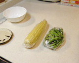 旬の枝豆とトウモロコシの簡単レンジ調理作り方1写真