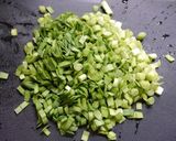 簡単！ニラとハラミの花椒炒め(丼)作り方1写真