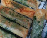 茹で鶏でシソ明太子チーズ春巻き作り方8写真