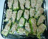 ピーマンの肉詰め　余り物野菜で作り方4写真