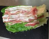 ロメインレタスの豚バラミルフフィーユ作り方1写真