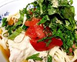 豚しゃぶとトマトの簡単ぶっかけうどん作り方4写真