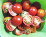 簡単 トマトと卵の炒め物作り方1写真