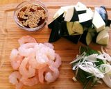 海老と茄子のガツン!とにんにく炒め作り方1写真