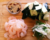 海老と茄子のガツン！とにんにく炒め作り方1写真