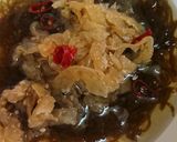 中華くらげのもずく酢作り方1写真