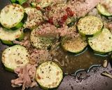 ズッキーニとツナの和マヨパスタ作り方4写真