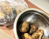 ♡揚げじゃがいものそぼろ煮♡作り方1写真