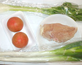 トマト鶏胸肉セロリのさっぱり炒め♪簡単作り方1写真