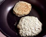 簡単☆全粒粉&豆腐の黒ごまホットケーキ作り方3写真