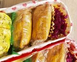 間に合わせ☆タイトなお弁当☆母娘用作り方1写真