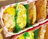 間に合わせ☆タイトなお弁当☆母娘用作り方3写真