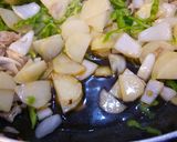 肉野菜炒めwithぼたごしょう。作り方6写真