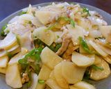 肉野菜炒めwithぼたごしょう。作り方7写真