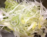 高菜のカリッとねぎ焼きそば。作り方3写真