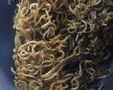 高菜のカリッとねぎ焼きそば。作り方5写真