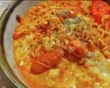 イタリアンな✿トマトチーズ 辛ラーメン作り方9写真