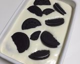 簡単♡オレオinスコップお豆腐レアチーズ作り方6写真