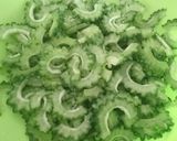 簡単めんつゆでゴーヤのおひたし作り方1写真
