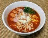 蒸し鶏の冷やし中華風ラーメン作り方8写真