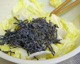 簡単☆白菜のチーズ塩昆布和え作り方3写真