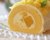 宝石パインとココナッツのロールケーキ作り方39写真