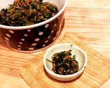 ＊大量消費＊三つ葉とあみえびのふりかけ作り方6写真
