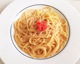 ★牛乳で簡単★明太子クリームスープパスタ作り方4写真