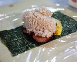 厚切りベーコンとオムレツのおにぎり作り方9写真