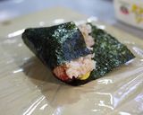 厚切りベーコンとオムレツのおにぎり作り方10写真