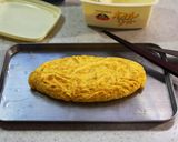 厚切りベーコンとオムレツのおにぎり作り方2写真