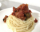 ごろっと夏野菜のトマトソース作り方15写真