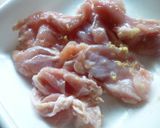 鶏とオクラのあっさり甘酢炒め♪作り方1写真