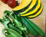 夏野菜たっぷり♡簡単肉みそジャージャー麺作り方1写真